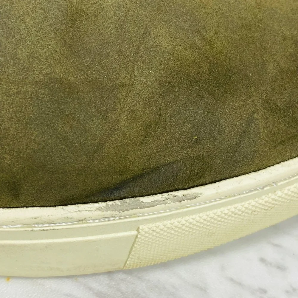 Tommy Hilfiger military green suede high top shoes, size 11